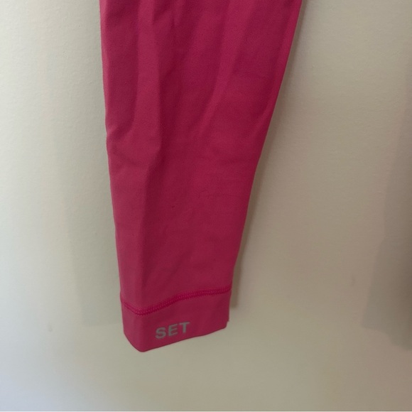 Set Active SportBody Suit Bright Pink One Piece Jumpsuit Medium - Picture 6 of 7